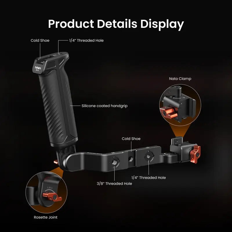 Hohem Adjustable Sling Grip for iSteady Gimbal, Multi-Thread Handle