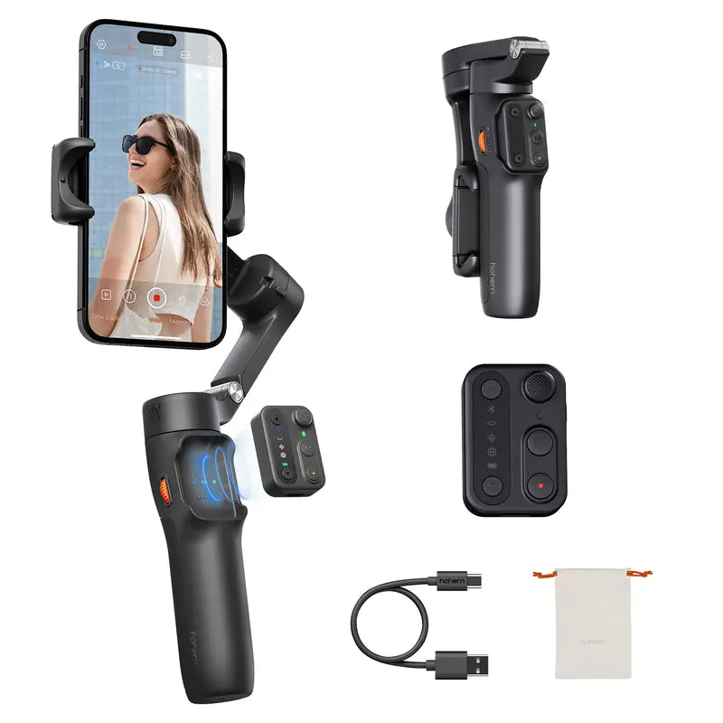 Hohem iSteady X3 SE Foldable 3-Axis Phone Gimbal w/ Remote