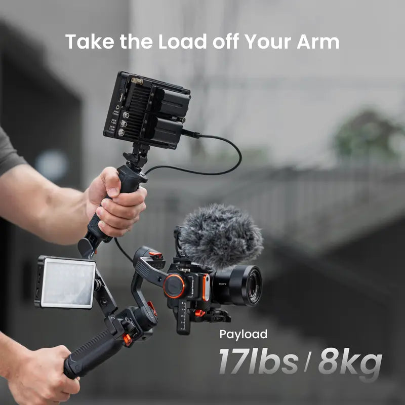 Hohem Adjustable Sling Grip for iSteady Gimbal, Multi-Thread Handle