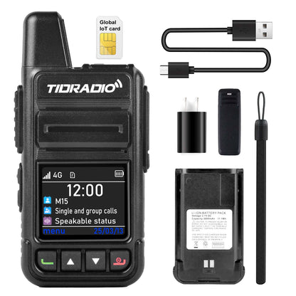 TIDRADIO TD-M15 4G POC Radio 5000KM Range