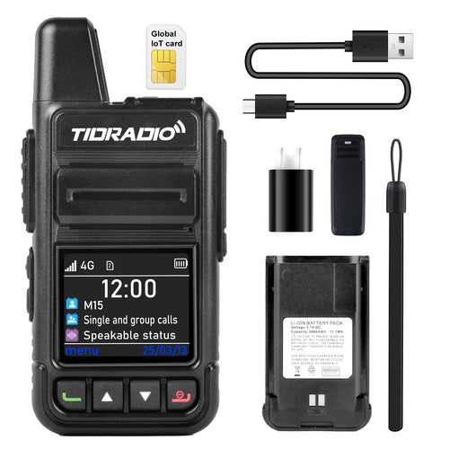 TIDRADIO TD-M15 4G POC Radio 5000KM Range