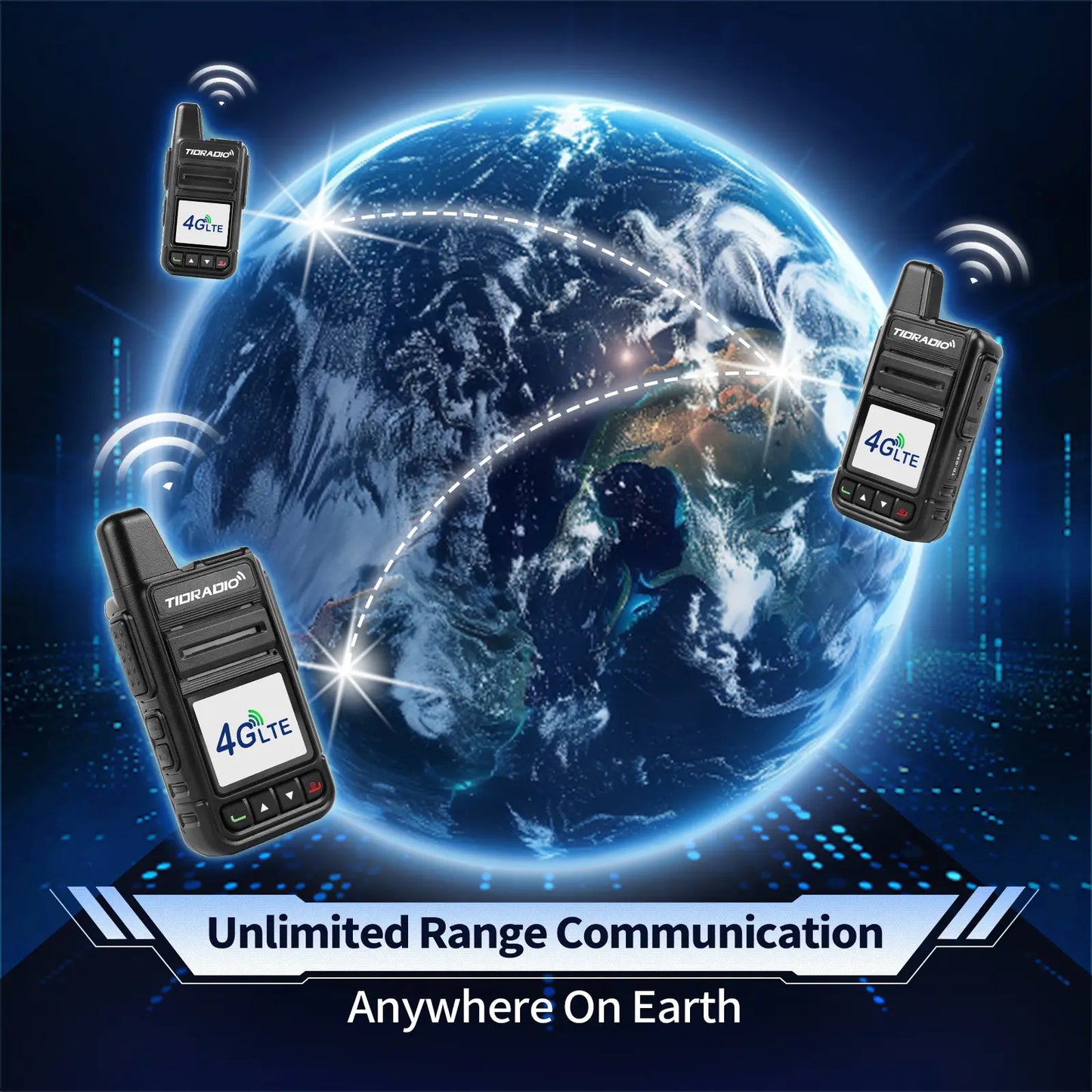 TIDRADIO TD-M15 4G POC Radio 5000KM Range