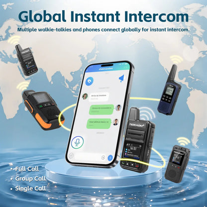 TIDRADIO TD-M15 4G POC Radio 5000KM Range