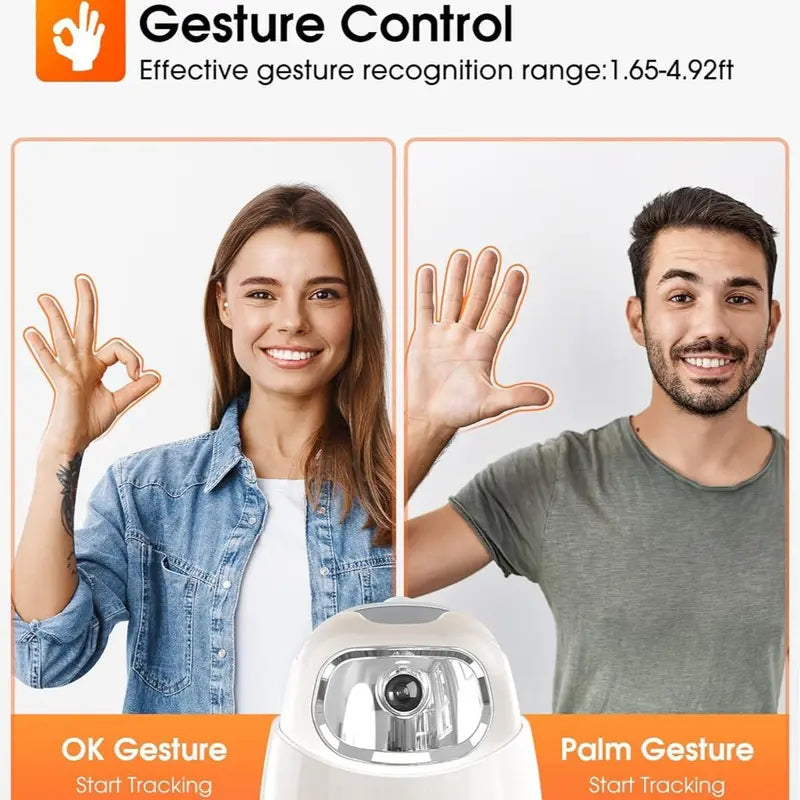 Hohem GO Auto Face Tracking Holder, 360° AI Tripod w/ Gesture Control