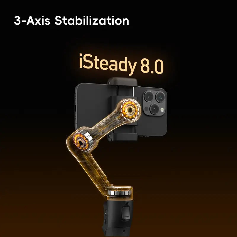 Hohem iSteady X3 SE Foldable 3-Axis Phone Gimbal w/ Remote